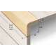 Placa Frontal De Aspen 80x108 Longitud: 2100 / 2400 mm 3