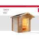 Сауна Кабины Gartensauna Country 230x230 gallery