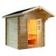 Cabina Sauna Gartensauna Country 230x230x290 Cm 2