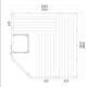 Sauna Cabin  Alaska Corner  206x206x204 Cm 2