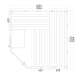 Cabina Sauna Komfort Corner 206x206x204 Cm 3