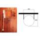 Eimer-Schwalldusche  Material: Eiche 3