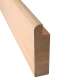Estante Frontal 40 x 140, Aliso  Longitud: 2100 / 2400 mm