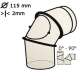 Bent Pipe 90&deg; 115mm