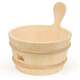 Sawo Wooden Pail With Plastic Insert 4
