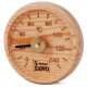 Sawo Thermometer 102-T, Engraved Round 4