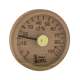 Sawo Igrometro 102-H, Rotondo, Con Incisione 3