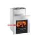 Glass for Harvia wood stove