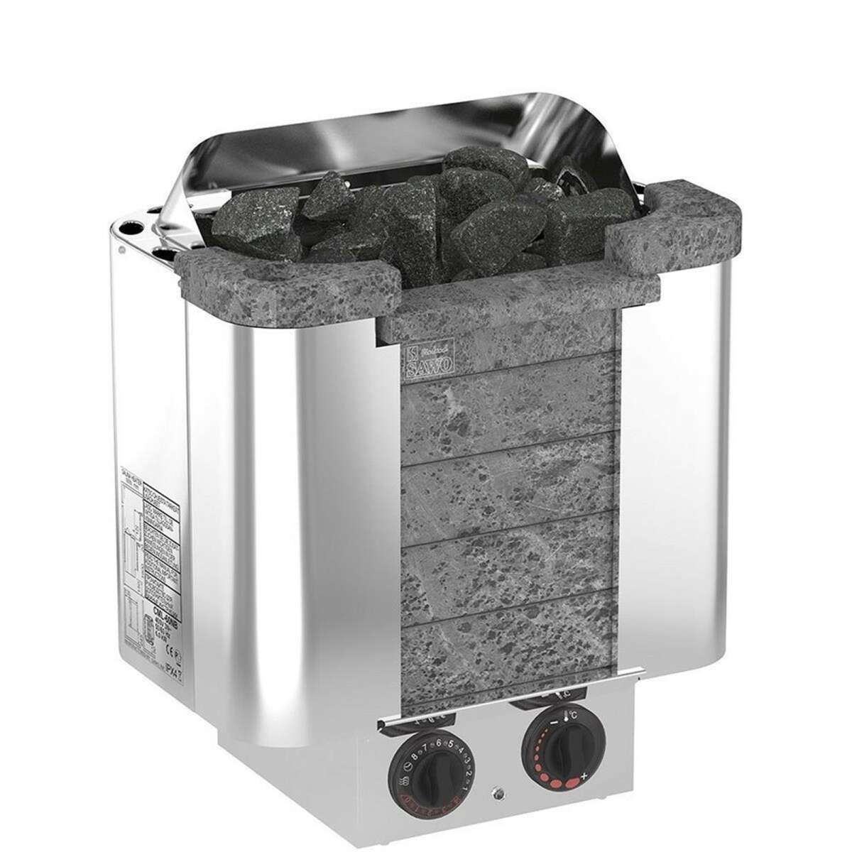 Sauna Heater Sawo Cumulus with integrated control 4,5 kW / 6