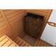 Sauna Heater Sawo Cirrus Rock with integrated control 4,5 kW