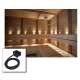 Cariitti Vpac-1527-B532 A sauna lighting set with 5 fibres (