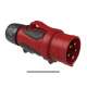 Enchufe CEE PCE 16A IP44 5 pines rojo