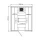 Cabina De Sauna Harvia Solide 210x250x210 cm 4