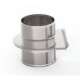 Gefest Stal Shiber Ø 115 mm, acero inoxidable 2