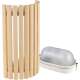 Sauna lighting set Sawo 914-VP Pine with gallery