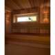 Sawo V-L028 made of Birch with E27 IP54 sauna lamp and 5m si