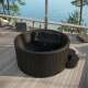 Amilano® Hot Tub | Delux-Black Edition mit integriertem 