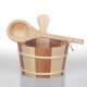 Sauflex Cubo De Madera 4L Y Cuchar&oacut gallery