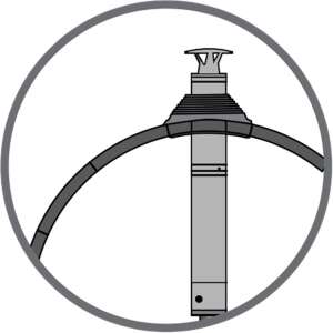 Chimenea Harvia para sauna de barril (con set de...