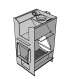 Spare part oven housing for Legende 240 SL 2