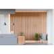 Madera perfilada para sauna Aspen Wave 28x65mm 1800 - 2400 m