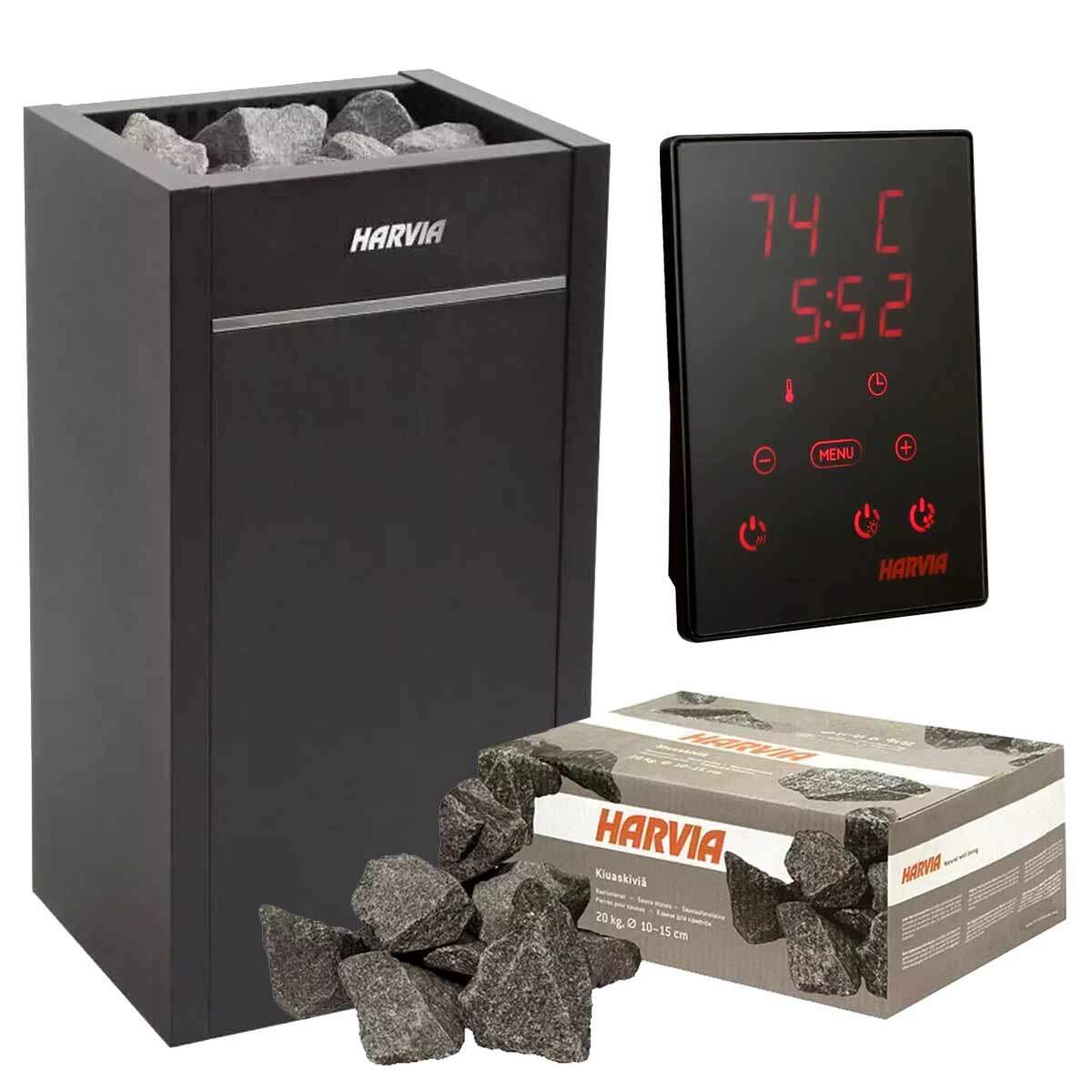 Harvia Virta Set Saunaofen 7 kW, 9 kW, 11 kW mit CX170 Saun