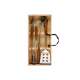 Grill Utensils in Wooden Box 633117, 3-piece 2