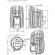 Sauna Woodburning Stove Cozy 12 SW 6
