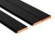 Wandverkleidung STS4 Erle, Schwarz 15x90 mm - 2100 / 2400 mm