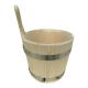 Sauna basin with plastic insert 3 l, pin gallery