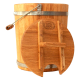 Pirts Sauna broom bucket 15l, oak gallery