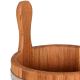 Secchio in legno Pirts in rovere senza inserto in plastica, 