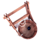 Pirts Oak sauna bucket-waterfall without inserts, 10 l 2