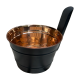 Copper sauna bucket 4 l, black gallery