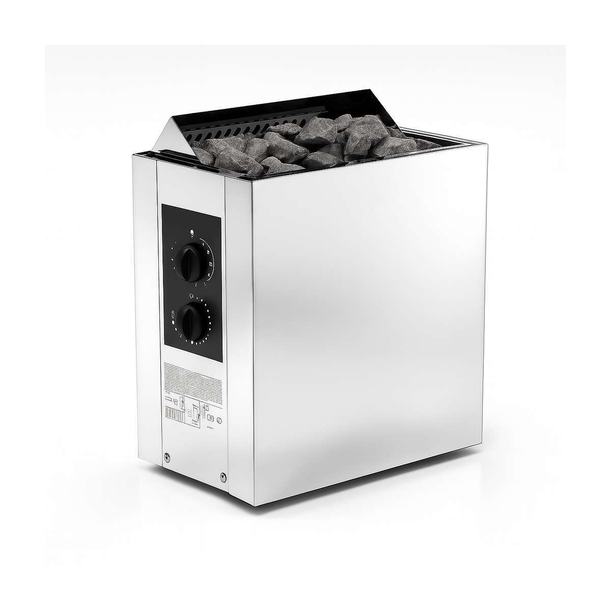 Stufa Sauna Sentiotec 4,5 KW Con Controllo Esterno - Per 230V E 400V, Ideale Per Piccole Saune