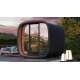 Amilano® Round Cube Mini | Garden sauna made of thermowo