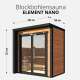 Blocksauna Element Nano de madera termotratada 2