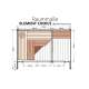 Blocksauna Element Choice aus Termoholz 4