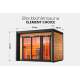 Blocksauna Element Choice made of thermowood 2