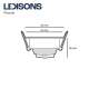LED recessed spotlight Piccolo black 3 W dimmable IP44 5