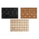 Square Decorative Panels Made of Abachi Wood...