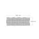 Square Decorative Panels Made of Abachi Wood 0.166 m² 5