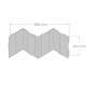 Athena Decorative Tiles Made of Abachi Wood 0.85 m² 5