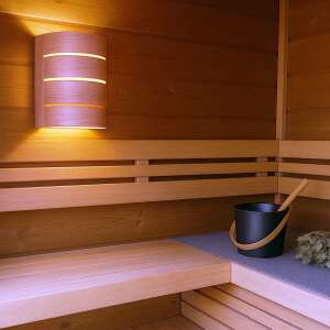 Wooden sauna light (cedar)