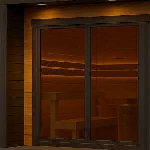 Double-glazed ESG safety glass (tinted)